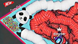 Snake Io Long Panda Vs Jacket Up Crewmate Top 01 Snake The Map Epic Snakeio Gameplay [upl. by Lin992]