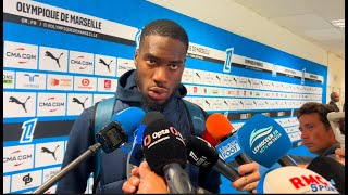 OMAngers  Geoffrey Kondogbia quotpour le groupe et pour moi le plus important cest le contenuquot [upl. by Wearing655]