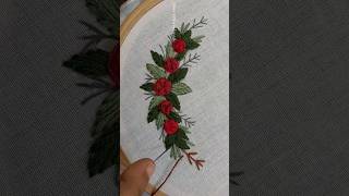 handkerchief embroidery tutorial for beginners  Miss embroidered embroidery [upl. by Atsedom298]