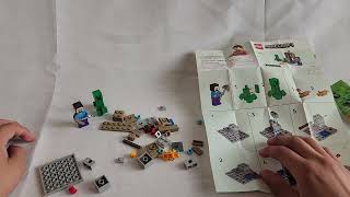 Lego Minecraft The Dripstone Carven  Toys Reviews amp Builds [upl. by Nennahs]