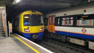 London Overground Action at Shadwell 81223 [upl. by Alvera]