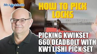 How to Become a Pro Lockpicker Lishi Pick Kwikset 660 Deadbolt [upl. by Mcgray]