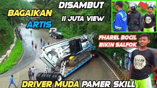 Viral  Semua Warga Berkumpul Melihat Aksi Driver Termuda Pamer Skill di Tanjakan Sitinjau Lauik [upl. by Ycniuq]