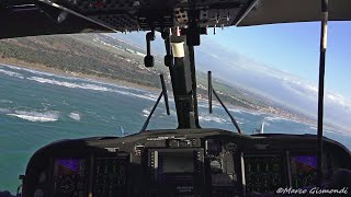 Volo su Leonardo AW139 POLIZIA DI STATO  Flying onboard Italian Police AW139 over Rome FCO Airport [upl. by Ameer]