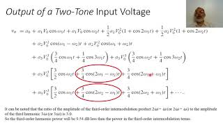 Chapter10 part 13 Harmonic and Intermodulation Distortion [upl. by Nevlin839]