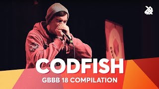 CODFISH  Grand Beatbox Battle Champion 2018 Compilation [upl. by Trilbee633]