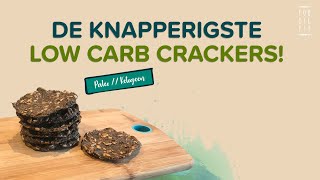 Keto LowCarb Paleo Crackers  Extreem knapperig en lekker [upl. by Keelby]