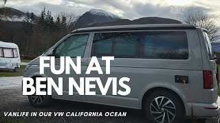 Our stay with a view of Ben Nevis Scotland in our VW California Ocean was awesome [upl. by Jaf]