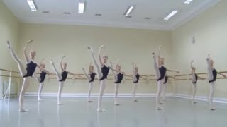 FULL VAGANOVA CLASS FOLLOW ALONG barre center pointe  Vaganova Ballet Academy 2nd grade exam [upl. by Catie]