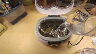 Review 50Watt Ultrasonic Cleaner for Jewlery amp Small Parts [upl. by Lessig]