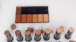 DIY DEPOTTING MY BLACK OPAL STICK FOUNDATIONS  ChimereNicole [upl. by Ayrb]