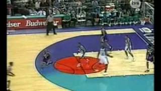 sick Vlade Divac blocks Kobe Bryants dunk attempt [upl. by Medina615]