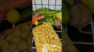 high protein soya chunks salad healthyfood soyachunkrecipe youtubeshorts vegetables [upl. by Suirauqed]