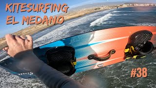 Kitesurfing El Medano Tenerife Spain ep38 [upl. by Brigitte]