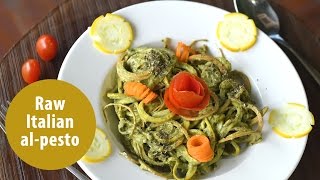 Raw Italian Al pesto  Raw food recipes  Onmanorama Food [upl. by Dolloff910]