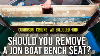 CAN YOU REMOVE JON BOAT BENCH SEAT IN A BASS BOAT CONVERSION BUILD  Structural Integrity Talk [upl. by Ahsikyw]