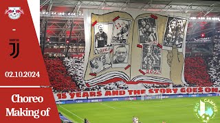 RB Leipzig  Juventus Turin Choreo Making of [upl. by Lenna]