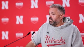 Nebraskas Matt Rhule full press conference from Nov 4th 2024 [upl. by Inalawi820]