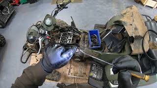 arctic cat 700 diesel head installation [upl. by Eralc]