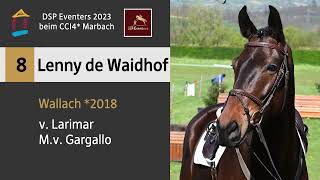 KN 8 Lenny de Waidhof Wallach 2018 v Larimar  Gargallo [upl. by Atiraj931]