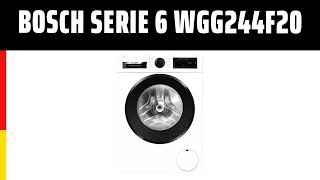 Waschmaschine Bosch Serie 6 WGG244F20  Test  Deutsch [upl. by Berl]