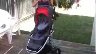 How to fold the Bumbleride Jogging Stroller [upl. by Reinar]