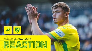 REACTION  Swansea City 10 Norwich City  Callum Doyle [upl. by Trella]