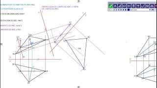 Geometría Descriptiva  Teoría de Proyección de Planos [upl. by Isej930]