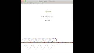 Winplot Animation Series 01 Cycloid [upl. by Evangelia240]