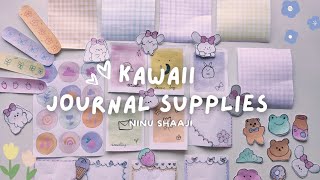 DIY cute journal supplies at home🌸☁  ninu shaaji [upl. by Noslien852]