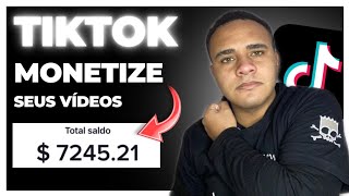 COMO GANHAR DINHEIRO NO TIKTOK POSTANDO VÍDEOS EM 2023 [upl. by Abad]