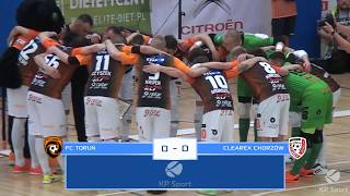 FC Toruń 22 Clearex Chorzów  Skrót  Futsal Ekstraklasa 03052018 [upl. by Ecinad]