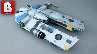 LEGO Star Wars Corellian Freighter Custom Build  LEGO TOP 10 MOCs [upl. by Llezo335]