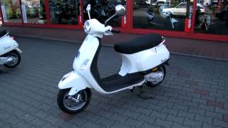 Vespa LX 50 2T 2010 Roller weiss [upl. by Picardi]