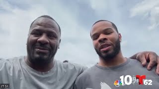 Former Eagle and current Eagle Jeremiah Trotter Sr and Jeremiah Trotter Jr speak out [upl. by Anawed]