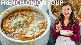 FRENCH ONION SOUP  How To Make Onion Soup [upl. by Torbart572]