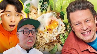 How Jamie Oliver RUINS PAD THAI  Pro Chef Reacts to Uncle Roger [upl. by Bengt568]