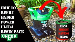 MONEY SAVING HOW TO REFILL DI RESIN PACK HACK  UNGER HydroPower Ultra latest version Filter [upl. by Nerita]