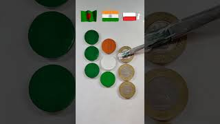 Bangladesh🇧🇩 india🇮🇳 🇵🇱Poland flag 🖌️ youtubeshorts viralvideo 15august [upl. by Ettennan]