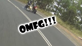 CRAZY MOTORCYCLE ACCIDENT [upl. by Anyl]