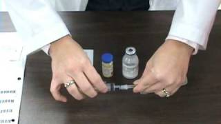 Reconstitution of a Powdered Medication [upl. by Aicitel]