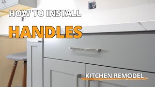 How to Install Handles On Your Kitchen Cabinets [upl. by Hailed794]