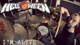 Helloween  Im Alive  Ingo Schwichtenberg Drum Cover by Edo Sala [upl. by Imaon]