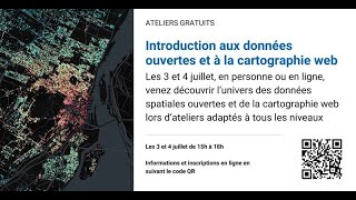 Atelier de géomatique 2 UQAM Introduction à la cartographie Web [upl. by Michiko]