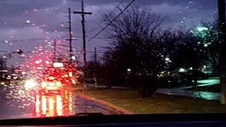 Morning Thunderstorm Drive in Valparaiso Indiana [upl. by Finstad]