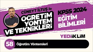 58  Öğretim Yöntemleri  Cüneyt İLTUŞ [upl. by Leaper]