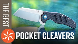 Best Pocket Cleaver Folding Knives of 2020 Available at KnifeCenter [upl. by Orodisi929]