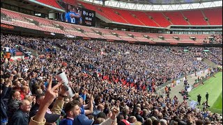 Chesterfield Fans at Wembley  Chesterfield vs Notts County Playoff Final 130523 [upl. by Nelad]