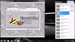 MSDOS 622 amp Windows 31 in Microsoft Virtual PC 2007 [upl. by Rima187]