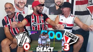 REACT INTER DE LIMEIRA 0X3 SÃO PAULO  FINALMENTE VENCEMOS QUE VENHA O CHOQUE REI [upl. by Grenville]